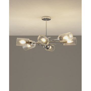 Люстра подвесная Moderli V10811-6P Frosty