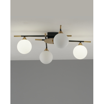 Светильник потолочный Moderli V10835-4C Molecule