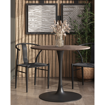 Стул обеденный Wishbone Style черный