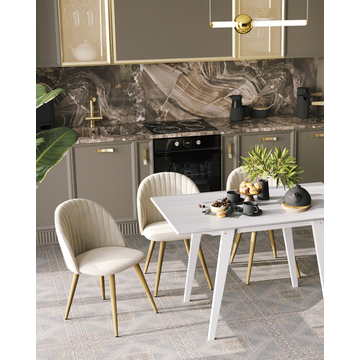 Стол обеденный GUDI 120*75 белый