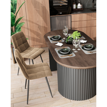 Стол обеденный Ballet 180*90*75 темное дерево