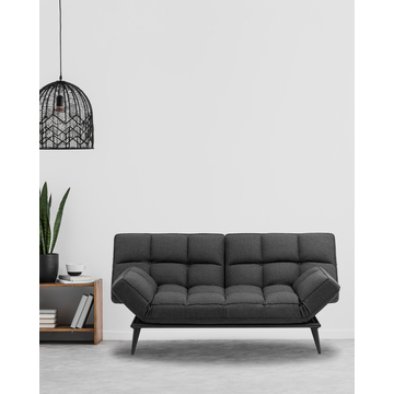 Диван Фьорд рогожка тёмно-серый