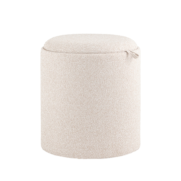 Пуф-столик с ящиком Хюгге XS букле бежевый