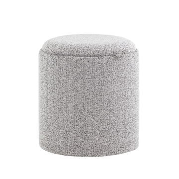 Пуф-столик с ящиком Хюгге XS букле серый