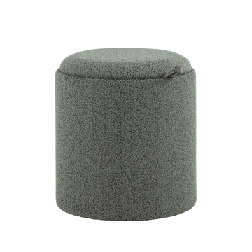 Пуф-столик с ящиком Хюгге XS букле зелёный