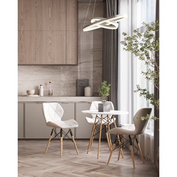 Стул Бон экокожа белый