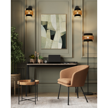 Кресло Декстер New бежевый черные металлические ножки