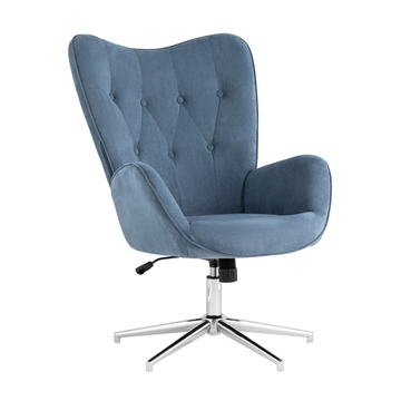 Кресло мягкое крутящееся Филадельфия глубокий синий NC