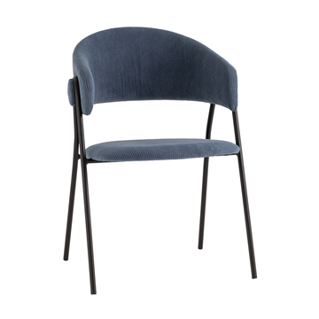 Стул Колин NEW вельвет пыльно-синий