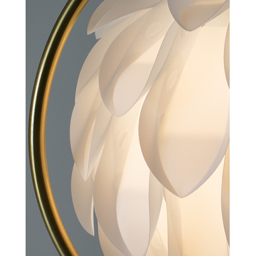 Торшер Moderli V11013-F Flake с белым плафоном сферической формы