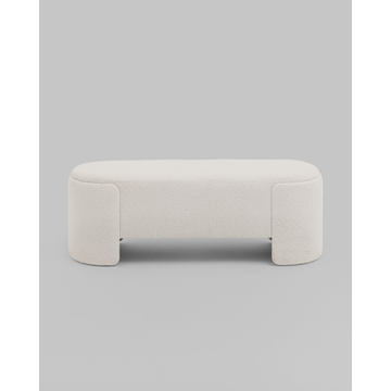 Банкетка Taks букле белый