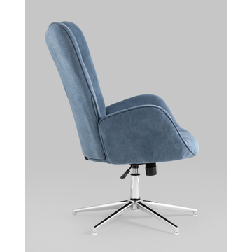 Кресло мягкое крутящееся Филадельфия глубокий синий NC