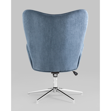 Кресло мягкое крутящееся Филадельфия глубокий синий NC