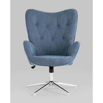 Кресло мягкое крутящееся Филадельфия глубокий синий NC