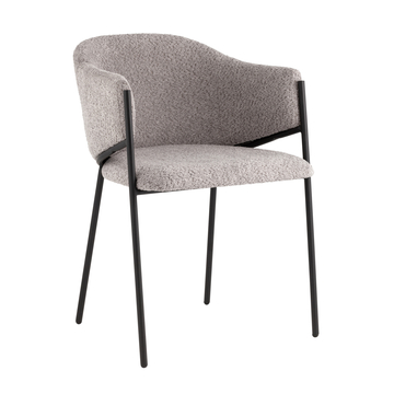 Стул Brace букле серый