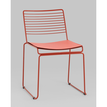 Стул обеденный Danny бордовый с подушкой