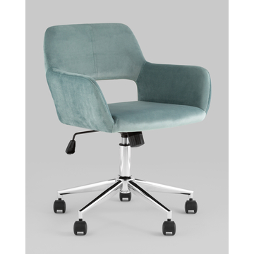 Кресло офисное ROSS велюр серо-зеленый