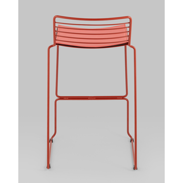 Стул полубарный Danny бордовый с подушкой