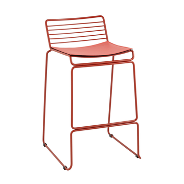 Стул полубарный Danny бордовый с подушкой