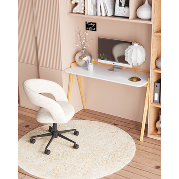 Кресло офисное Mia светло-серый