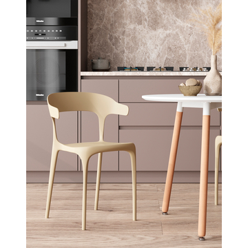 Стул Neo пластик бежевый