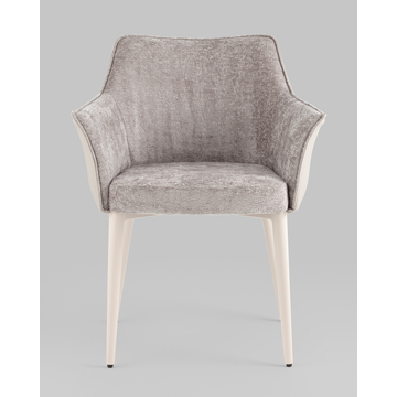 Стул обеденный Feston букле с экокожей слоновая кость