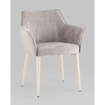 Стул обеденный Feston букле с экокожей слоновая кость