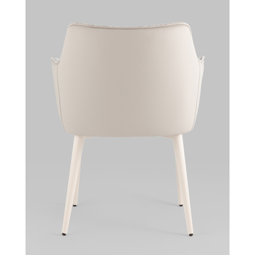 Стул обеденный Feston букле с экокожей слоновая кость