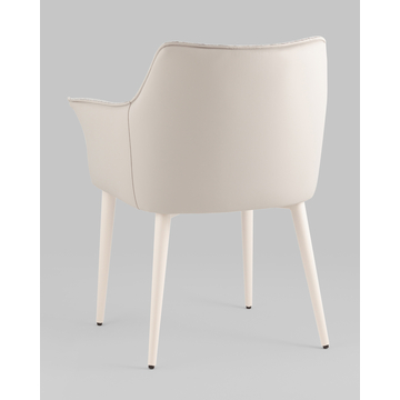 Стул обеденный Feston букле с экокожей слоновая кость