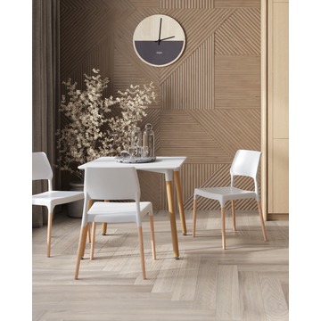 Стол Oslo Square 80х80 см белый