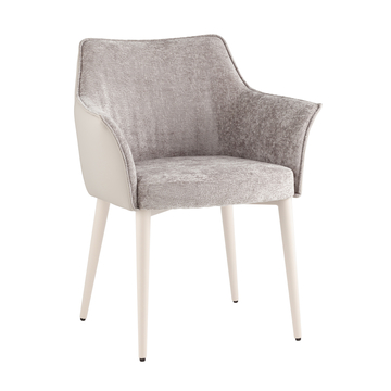 Стул обеденный Feston букле с экокожей слоновая кость