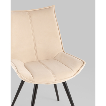 Стул вращающийся Робб велюр бежевый