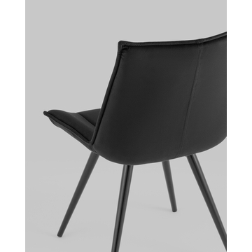 Стул вращающийся Робб велюр черный