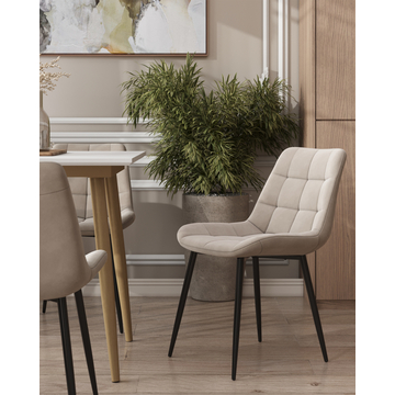 Стул Флекс велюр бежевый