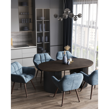 Стол обеденный Ballet 180*90*75 темное дерево