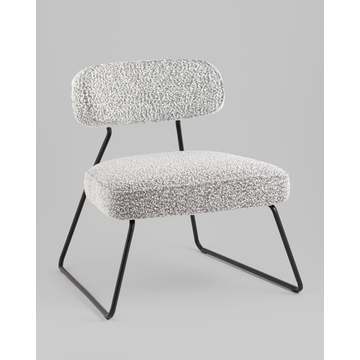 Кресло лаунж Kate букле серый