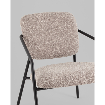 Кресло лаунж Rooney серый