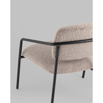 Кресло лаунж Rooney серый