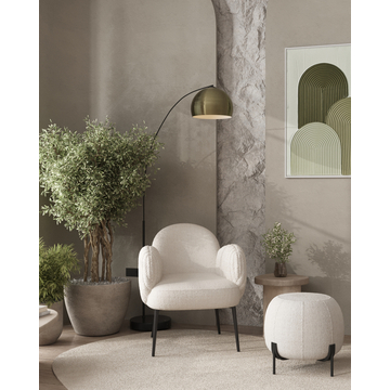 Торшер Moderli V10993-F Arco, на изогнутой ножке