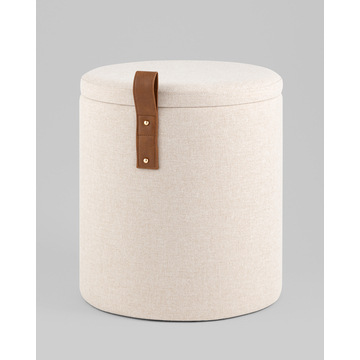 Пуф с ящиком Эркки S белый