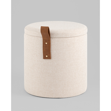 Пуф с ящиком Эркки XS белый