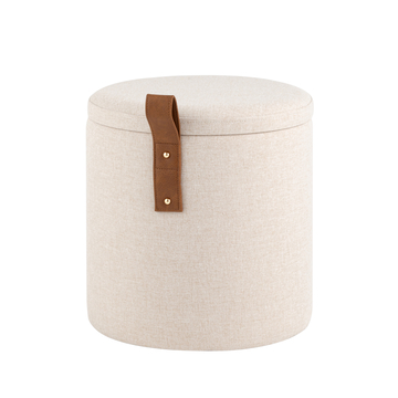 Пуф с ящиком Эркки XS белый