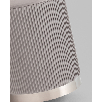 Пуф Шарлотта с ящиком велюр серебристый серебро основание