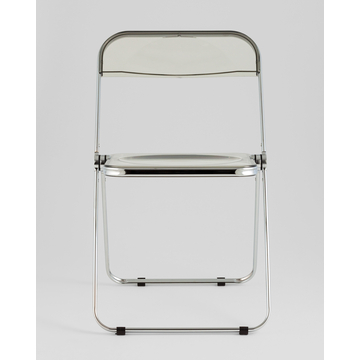 Стул Fold Smoke складной серый прозрачный пластик