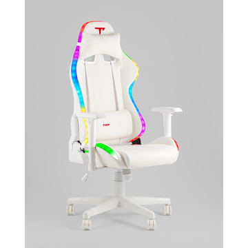 Кресло спортивное с подсветкой TopChairs GMM-080 белый