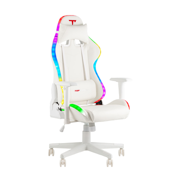Кресло спортивное с подсветкой TopChairs GMM-080 белый