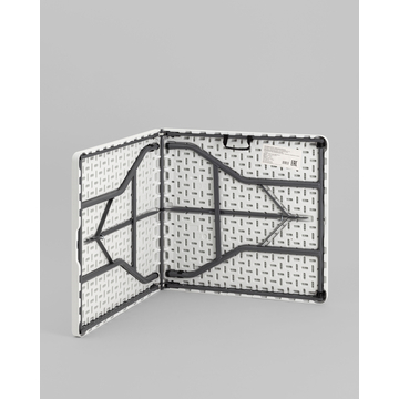 Стол складной чемодан 152*74*74 см белый