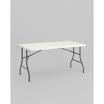 Стол складной чемодан 152*74*74 см белый