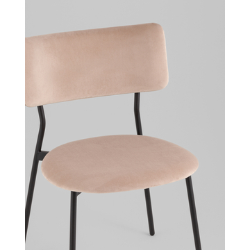 Стул Амелия велюр бежевый