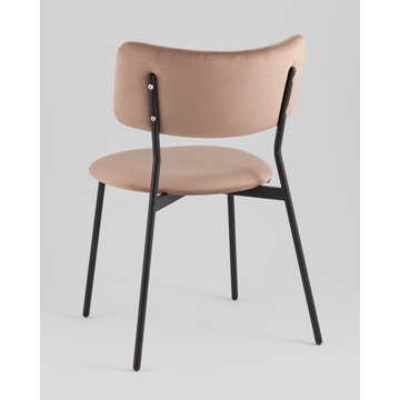 Стул Амелия велюр коричневый